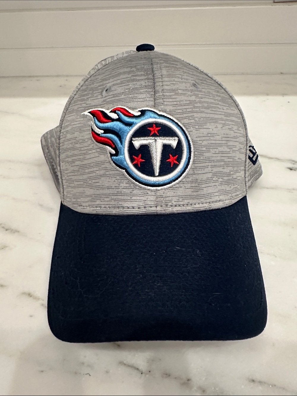 New Era NFL Black Hat with Embroidered Shield Logo.  Like new